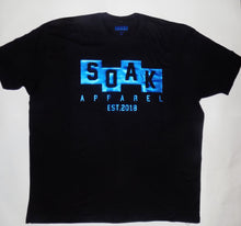 Load image into Gallery viewer, S.O.A.K Apparel (Black w/ Blue T-Shirt) - S.O.A.K  Apparel 