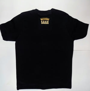 S.O.A.K Apparel TShirt ( Black w/ Gold Glitter) - S.O.A.K  Apparel 