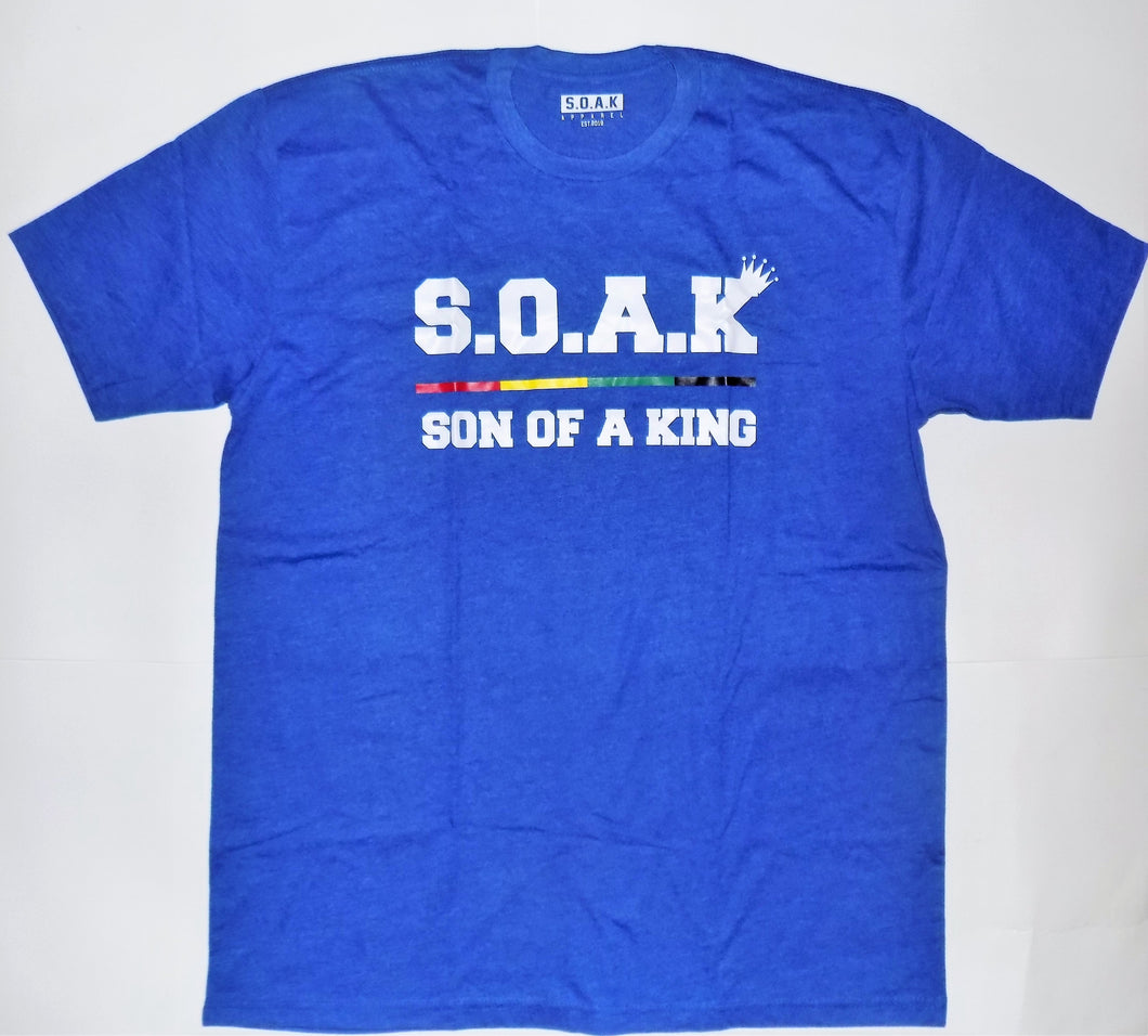 S.O.A.K Apparel Kids T-Shirt ( Blue/ White) - S.O.A.K  Apparel 