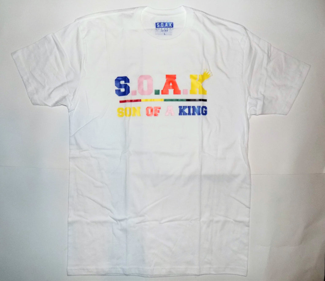 S.O.A.K Apparel  T-Shirt  ( White / Blue/ Orange/ Yellow) - S.O.A.K  Apparel 