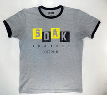 Load image into Gallery viewer, S.O.A.K Apparel T-Shirt ( Gray/Black/Yellow) - S.O.A.K  Apparel 