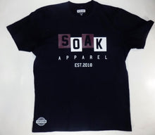 Load image into Gallery viewer, S.O.A.K Apparel  T-Shirt  (Navy blue/ burgundy/ White) - S.O.A.K  Apparel 