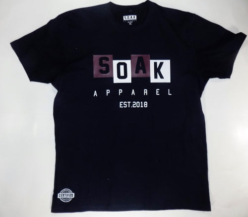 S.O.A.K Apparel  T-Shirt  (Navy blue/ burgundy/ White) - S.O.A.K  Apparel 