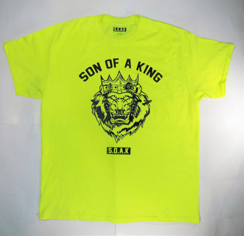 S.O.A.K Apparel Crown Lion T-Shirt ( Yellow/ Black ) - S.O.A.K  Apparel 