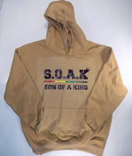 Load image into Gallery viewer, S.O.A.K Apparel  Crown &quot;K&quot; Hoodies ( Brown) - S.O.A.K  Apparel 