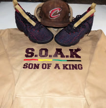 Load image into Gallery viewer, S.O.A.K Apparel  Crown &quot;K&quot; Hoodies ( Brown) - S.O.A.K  Apparel 