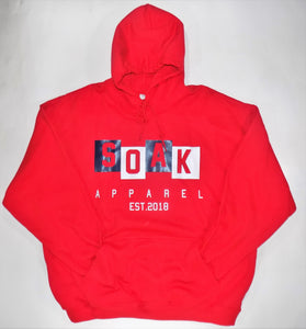 S.O.A.K Apparel -  Hoodie (  Red/ White/ Navy Blue) - S.O.A.K  Apparel 