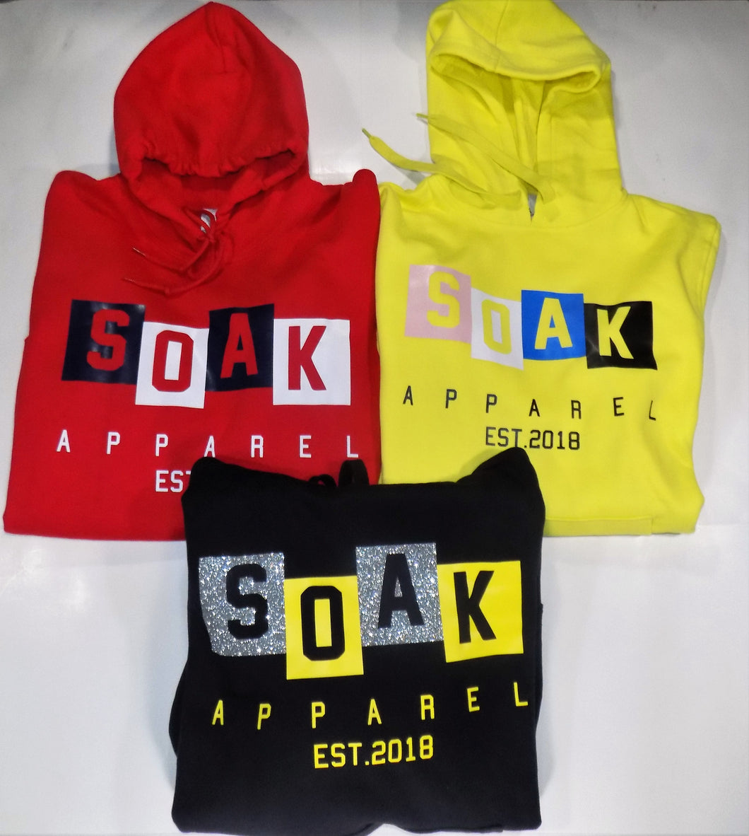 S.O.A.K Apparel  Hoodies ( Various Colors) - S.O.A.K  Apparel 