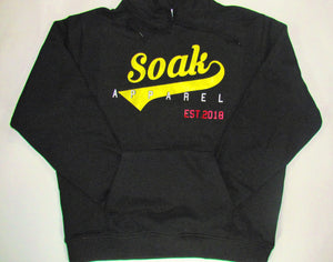 SOAK Apparel - SOAK Hoodie (Black/ Yellow/Red) - S.O.A.K  Apparel 